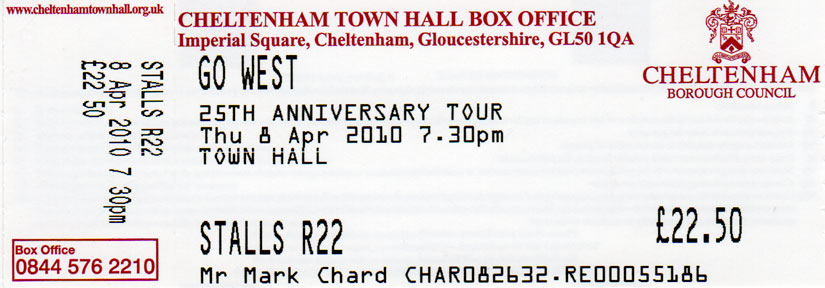 GO WEST Ticket